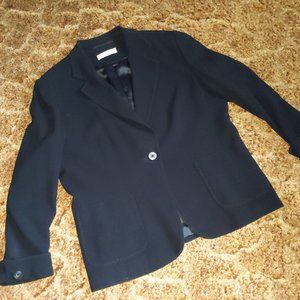 Planet Black Blazer; 3/4 sleeves
